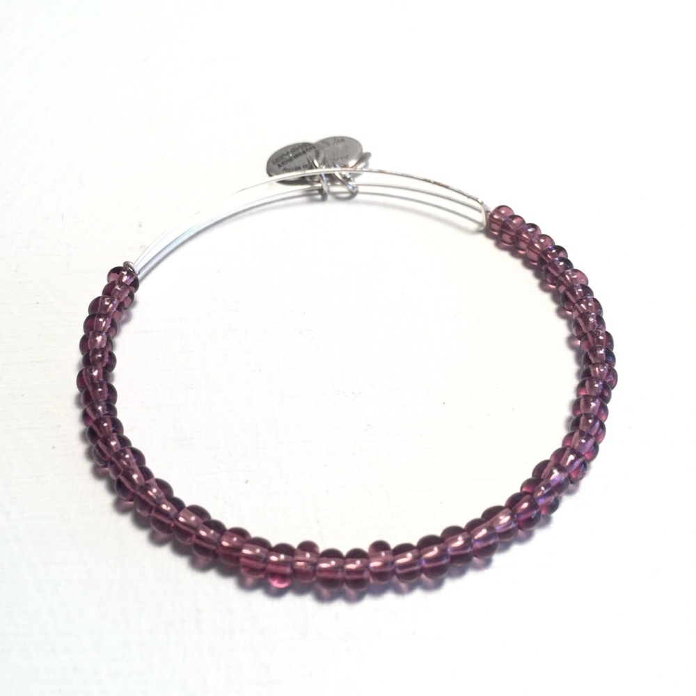 Alex and Ani Crescent Moon Brilliance Wire Bangle